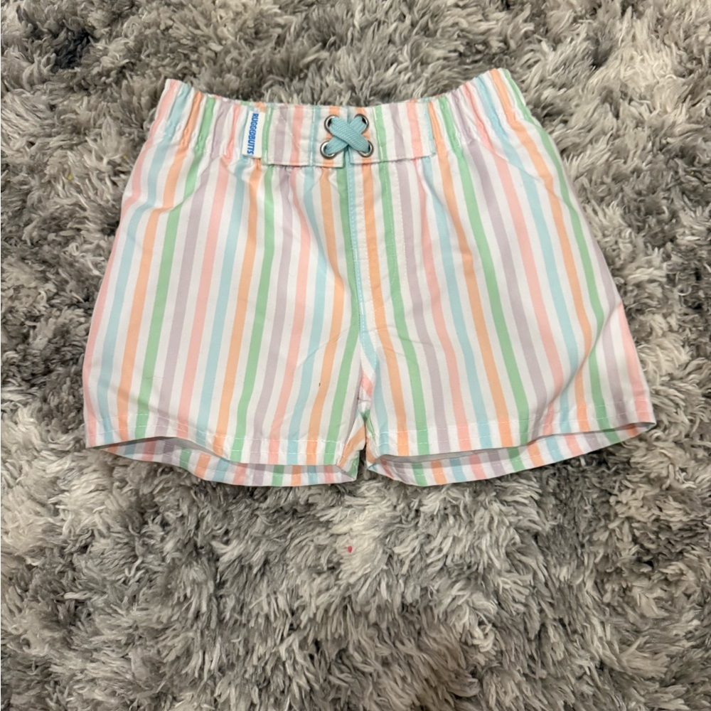 Rugged Butts pale Stripes Swim Shorts